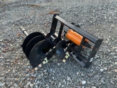 Wolverine Skid Steer Mount Auger Drive and Bits