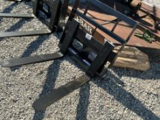 Wolverine Mini Skid Steer Mount Pallet Forks