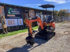 Land Honor Gas Power Ride on Mini Excavator with Blade