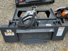 Wolverine Mini Skid Steer Mount Stump Grapple Bucket