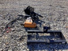 Wolverine Skid Steer Mount Auger Drive and Bits