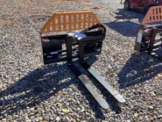 Wolverine Skid Steer Mount Hydraulic Pallet Forks