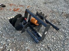 Wolverine Skid Steer Mount Auger Drive and Bits