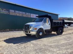 2004 Ford F-650 Super Duty Single Axle Dump Truck, VIN # 3frwf65sx4v671486