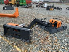 Land Honor Skid Steer Mount Articulating Brush Cutter
