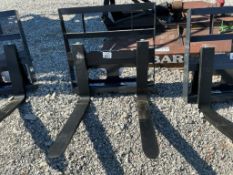Wolverine Mini Skid Steer Mount Pallet Forks
