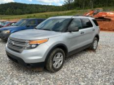 2014 Ford Explorer Multipurpose Vehicle (MPV), VIN # 1fm5k8b83ega10792