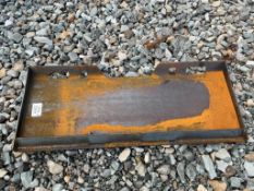 Blank Skid Steer Mount Plate