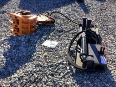 Land Honor Skid Steer Mount Rock And Tree Hand/ Grapple