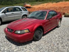 2001 Ford Mustang Passenger Car, VIN # 1fafp40461f253392