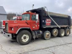 1995 Mack RB688S Quad Axle Dump Truck, VIN # 1m2am08c1sm003147