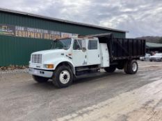 2001 International 4700 Single Axle Dump Truck, VIN # 1htscaan51h404109