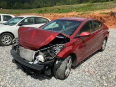 2011 Hyundai Elantra Passenger Car, VIN # kmhdh4ae6bu150567