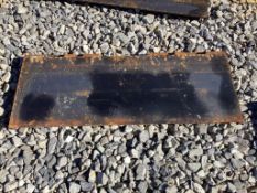 Wolverine Skid Steer Mount Blank Utility Plate