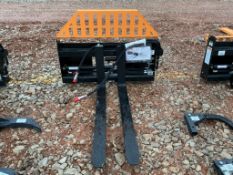 Wolverine Skid Steer Mount Hydraulic Pallet Forks