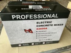 Electric Concrete Mixer