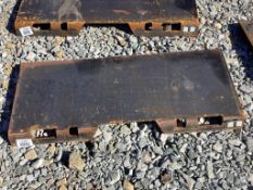 Wolverine Skid Steer Mount Blank Utility Plate