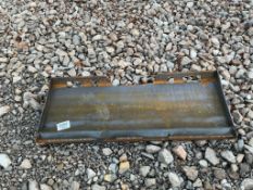 Blank Skid Steer Mount Plate