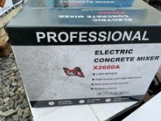 Electric Concrete Mixer