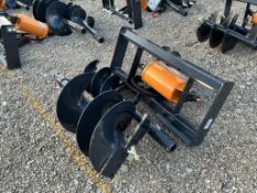 Wolverine Skid Steer Mount Auger Drive and Bits