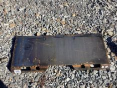 Wolverine Skid Steer Mount Blank Utility Plate