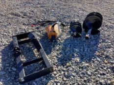 Wolverine Skid Steer Mount Auger Drive and Bits