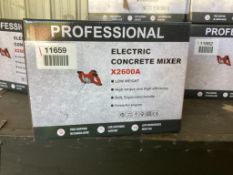 Electric Concrete Mixer