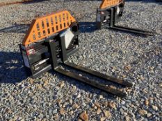 Wolverine Skid Steer Mount Hydraulic Pallet Forks