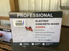 Electric Concrete Mixer