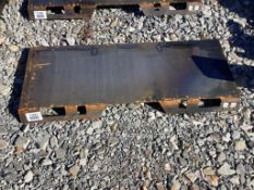 Wolverine Skid Steer Mount Blank Utility Plate