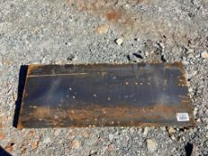 Land Honor Skid Steer Mount Blank Utility Plate
