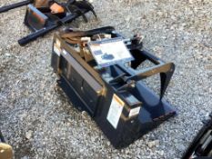 Wolverine Mini Skid Steer Mount Stump Grapple Bucket