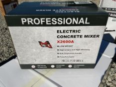 Electric Concrete Mixer