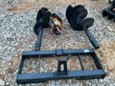 Wolverine Skid Steer Mount Auger Drive and Bits