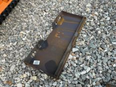 Blank Skid Steer Mount Plate