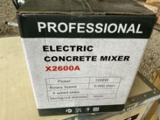 Electric Concrete Mixer