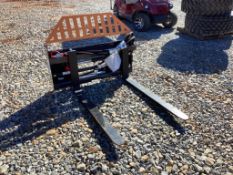 Wolverine Skid Steer Mount Hydraulic Pallet Forks