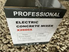 Electric Concrete Mixer