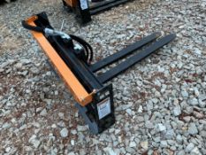 Wolverine Skid Steer Mount Hydraulic Pallet Forks