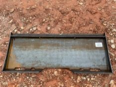 Blank Skid Steer Mount Plate