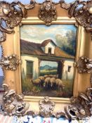 Framed Gallery Wrapped Oil Painting signed C. Snyder