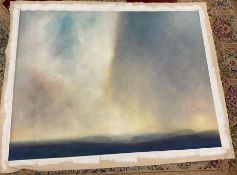 Large Unmounted Oil on Canvas 