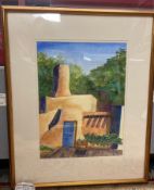 Framed Watercolor signed Mary Montgomery