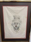 Framed Colored Pencil Drawing