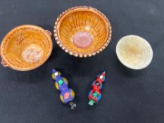 Group of Assorted Hand Carved and Handpainted Bowls