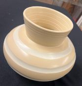 Handmade Pottery Vase signed KE