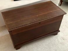 Antique Hand Made Blanket Chest with Inner Drawer