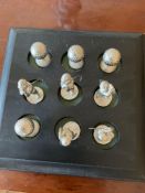 Pewter Golf Themed Tic Tac Toe Set