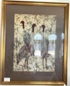 Custom Framed Batik Panel