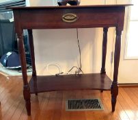 Antique Solid Wood Side Table